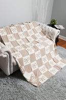 JCL6055 Super Lux Ribbon Checker Blanket - MiMi Wholesale