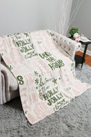 JCL6059 Super Lux Holly Jolly Christmas Blanket - MiMi Wholesale