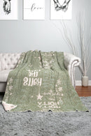 JCL6059 Super Lux Holly Jolly Christmas Blanket - MiMi Wholesale