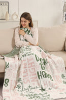 JCL6059 Super Lux Holly Jolly Christmas Blanket - MiMi Wholesale