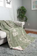 JCL6059 Super Lux Holly Jolly Christmas Blanket - MiMi Wholesale