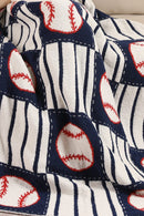 JCL6075 Baseball Super Lux Blanket - MiMi Wholesale
