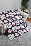 JCL6075 Baseball Super Lux Blanket - MiMi Wholesale