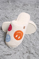 JCL6105 Super Lux Multi Color Happy Face Slippers - MiMi Wholesale