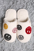 JCL6105 Super Lux Multi Color Happy Face Slippers - MiMi Wholesale