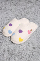 JCL6106 Super Lux Multi Color Heart Slippers - MiMi Wholesale