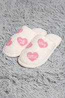 JCL6113 Super Lux Love Heart Slippers - MiMi Wholesale