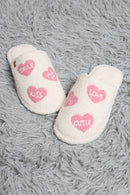 JCL6113 Super Lux Love Heart Slippers - MiMi Wholesale