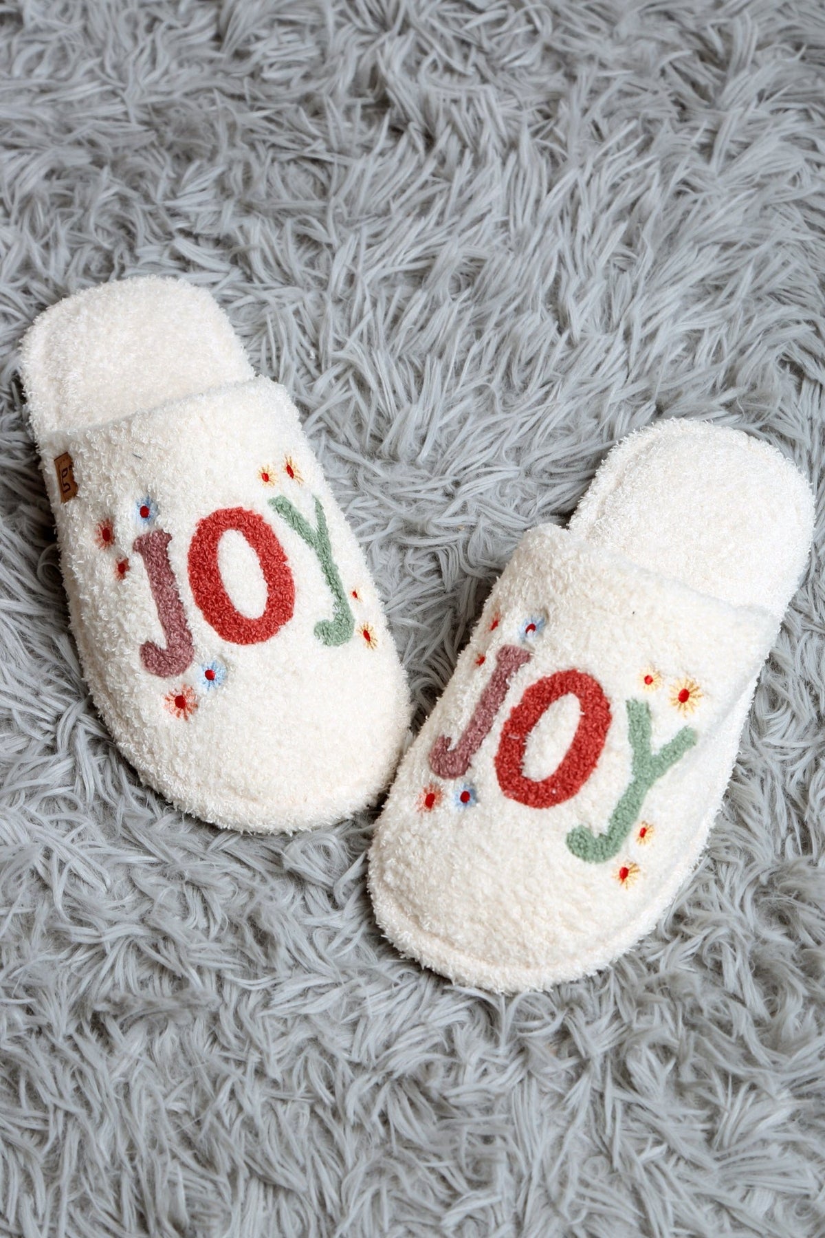 JCL6135 Super Lux Love, Hope, Joy Slippers - MiMi Wholesale