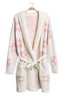 JCL6254 Super Lux Daisy Pattern Robe/Cardigan - MiMi Wholesale