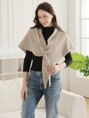 JCL6287 Cozy Solid Soft Knit Wrap Shawl - MiMi Wholesale