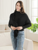 JCL6287 Cozy Solid Soft Knit Wrap Shawl - MiMi Wholesale
