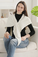 JCL6287 Cozy Solid Soft Knit Wrap Shawl - MiMi Wholesale