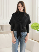 JCL6287 Cozy Solid Soft Knit Wrap Shawl - MiMi Wholesale