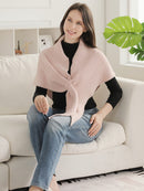 JCL6287 Cozy Solid Soft Knit Wrap Shawl - MiMi Wholesale