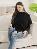 JCL6287 Cozy Solid Soft Knit Wrap Shawl - MiMi Wholesale