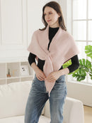 JCL6287 Cozy Solid Soft Knit Wrap Shawl - MiMi Wholesale