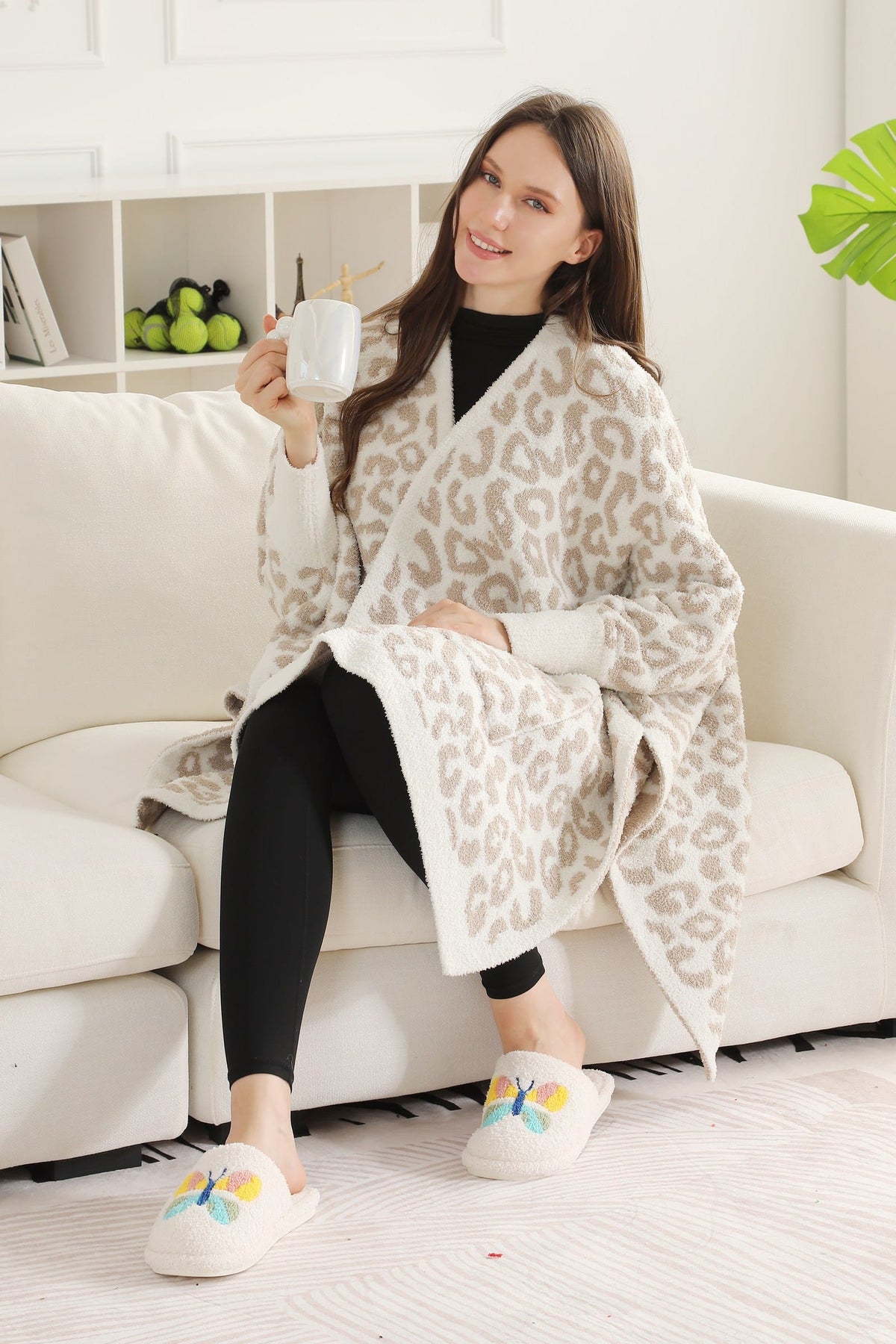 JCL6290-BEIGE microfiber blanket