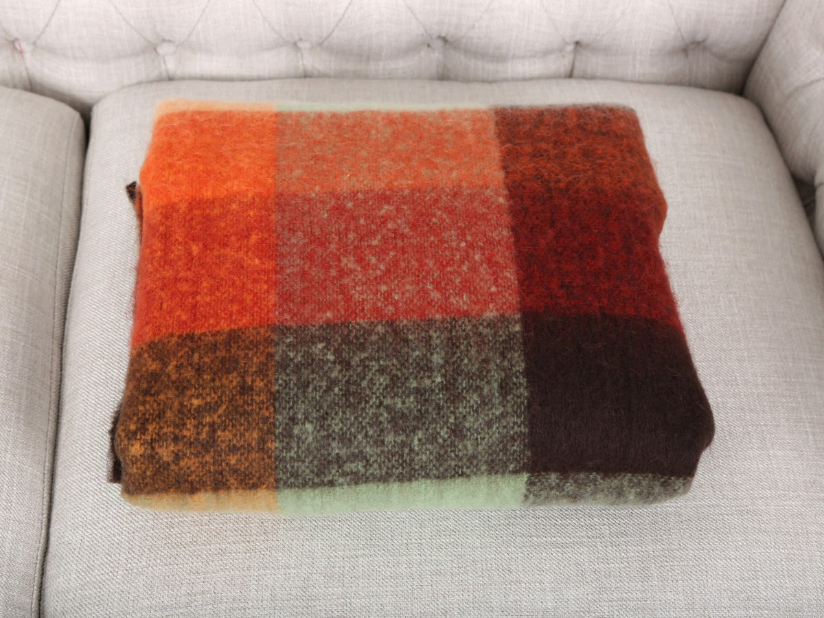 JCL6341 Brushed Plaid Throw Blanket with Fringe - MiMi Wholesale