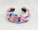 JHB1155 American Flag Knotted Headband - MiMi Wholesale