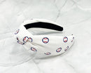 JHB2151 Baseball Knotted Headband - MiMi Wholesale