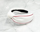 JHB2153 Baseball Stitch Knotted Headband - MiMi Wholesale