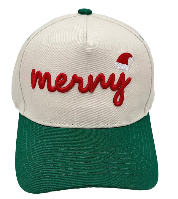 JHCS013 Merry Embroidered Baseball Cap - MiMi Wholesale
