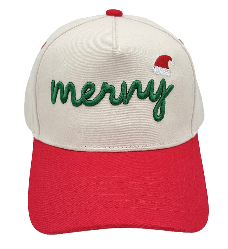 JHCS013 Merry Embroidered Baseball Cap - MiMi Wholesale