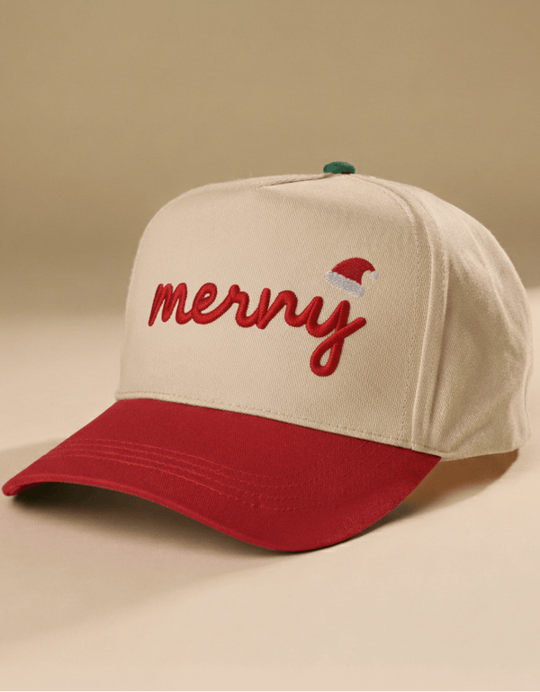 JHCS013 Merry Embroidered Baseball Cap - MiMi Wholesale