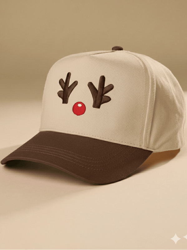 JHCS014 Reindeer Embroidered Baseball Cap - MiMi Wholesale