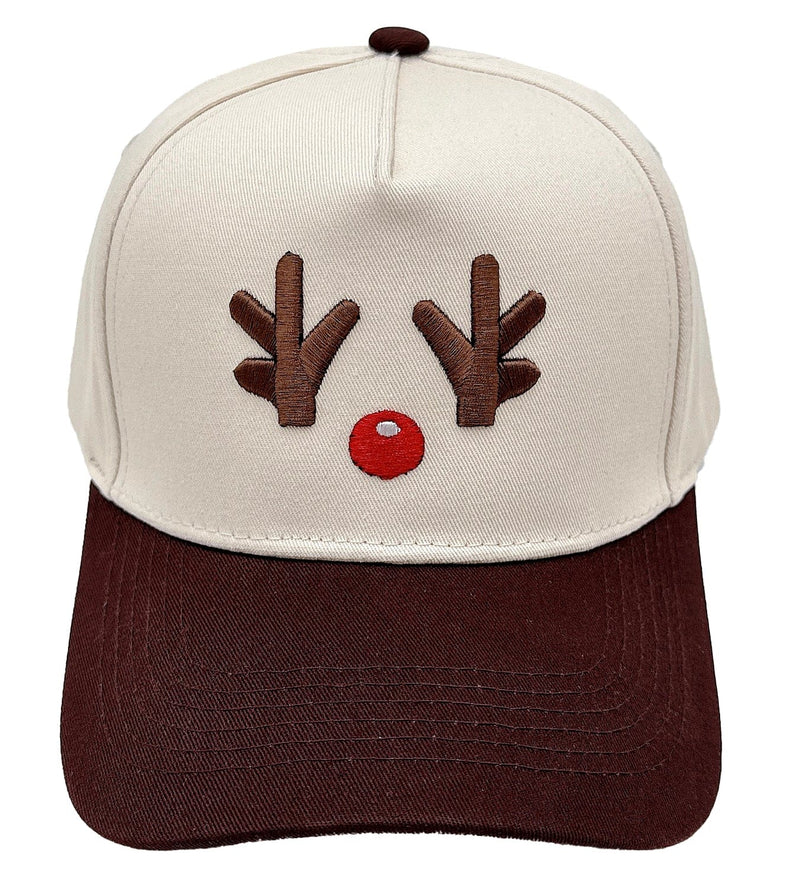 JHCS014 Reindeer Embroidered Baseball Cap - MiMi Wholesale