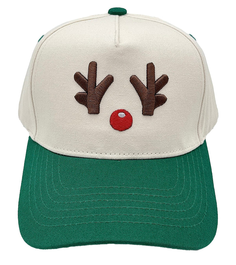 JHCS014 Reindeer Embroidered Baseball Cap - MiMi Wholesale