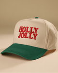 JHCS016 Holly Jolly Embroidered Baseball Cap - MiMi Wholesale