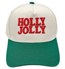 JHCS016 Holly Jolly Embroidered Baseball Cap - MiMi Wholesale