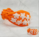 JMH1004 Gameday Beaded Ace and Star Headband - MiMi Wholesale