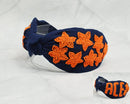 JMH1004 Gameday Beaded Ace and Star Headband - MiMi Wholesale