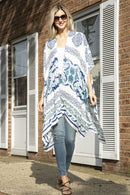 JP2206 Jane Paisley Print Kimono - MiMi Wholesale