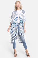 JP2206 Jane Paisley Print Kimono - MiMi Wholesale