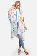 JP2221 Grace Floral Print Kimono - MiMi Wholesale