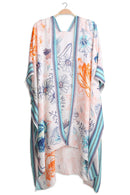 JP2221 Grace Floral Print Kimono - MiMi Wholesale