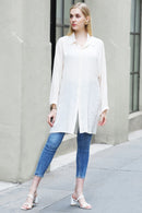 JP5007 Claire Oversized Long Sleeve Shirt - MiMi Wholesale