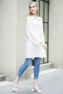 JP5007 Claire Oversized Long Sleeve Shirt - MiMi Wholesale