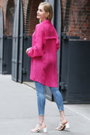 JP5007 Claire Oversized Long Sleeve Shirt - MiMi Wholesale