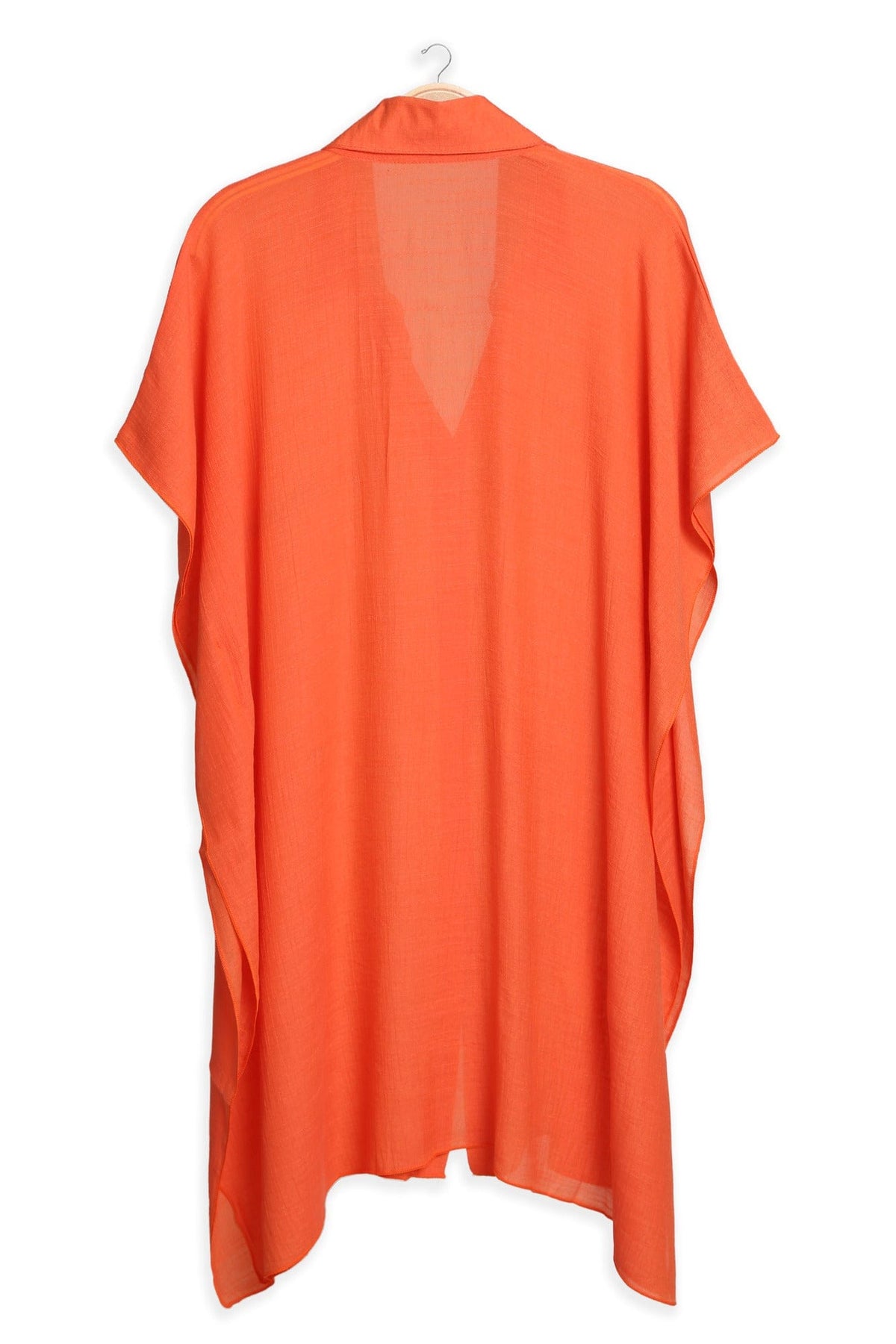 JP5009 Oversized Long Sleeveless Button Up Shirt - MiMi Wholesale