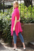 JP5009 Oversized Long Sleeveless Button Up Shirt - MiMi Wholesale