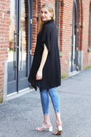 JP5009 Oversized Long Sleeveless Button Up Shirt - MiMi Wholesale