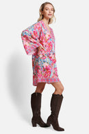 JP5103 Ella Floral Print Cover Up Dress - MiMi Wholesale