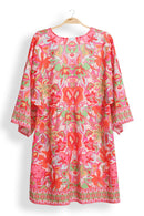 JP5108 Miranda Floral Print Cover Up Dress - MiMi Wholesale
