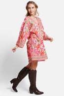JP5108 Miranda Floral Print Cover Up Dress - MiMi Wholesale