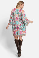 JP5109 Ruby Abstract Cover Up Dress - MiMi Wholesale